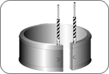 Near Gap, Axial, Opposite sides