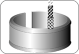 Opposite Gap, Axial, One Braid