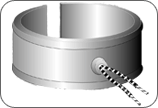 Opposite Gap, Along Width