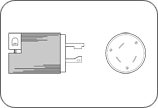 Hubbell® Plug (or equivalent)