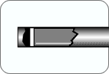 Grounded thermocouple at center